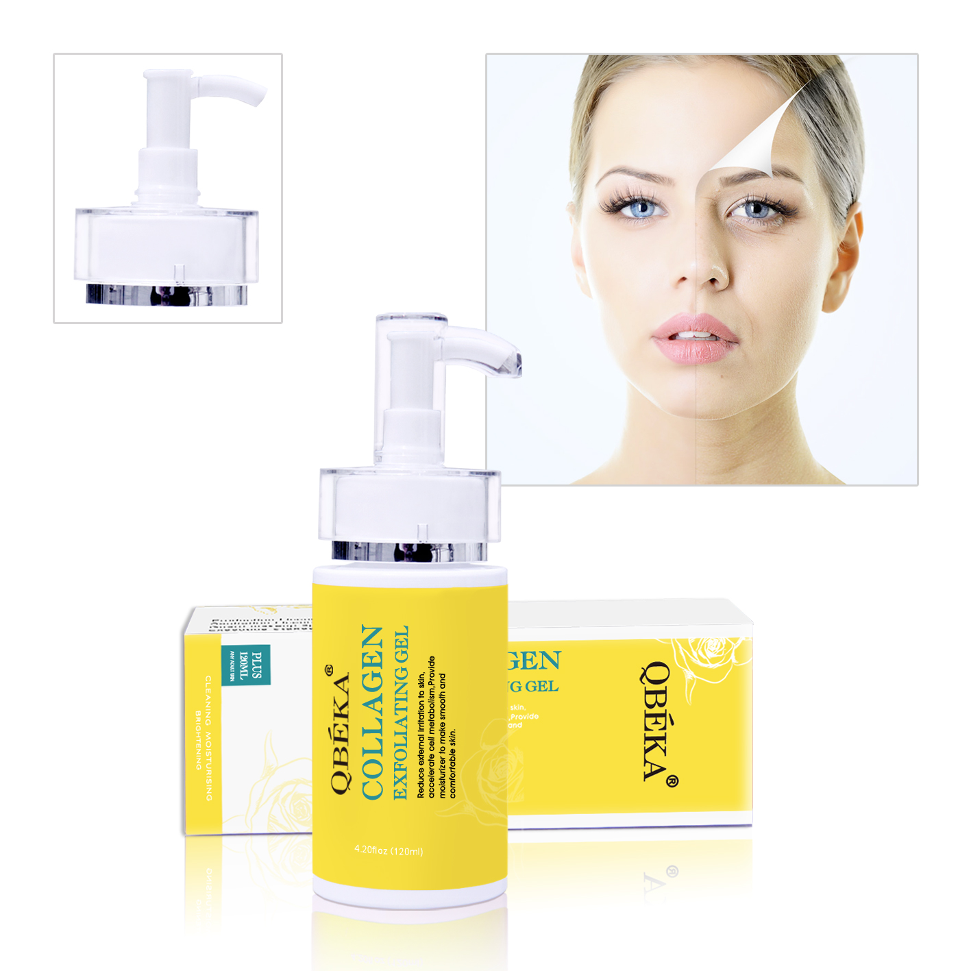 QBEKA Collagen Exfoliating Gel